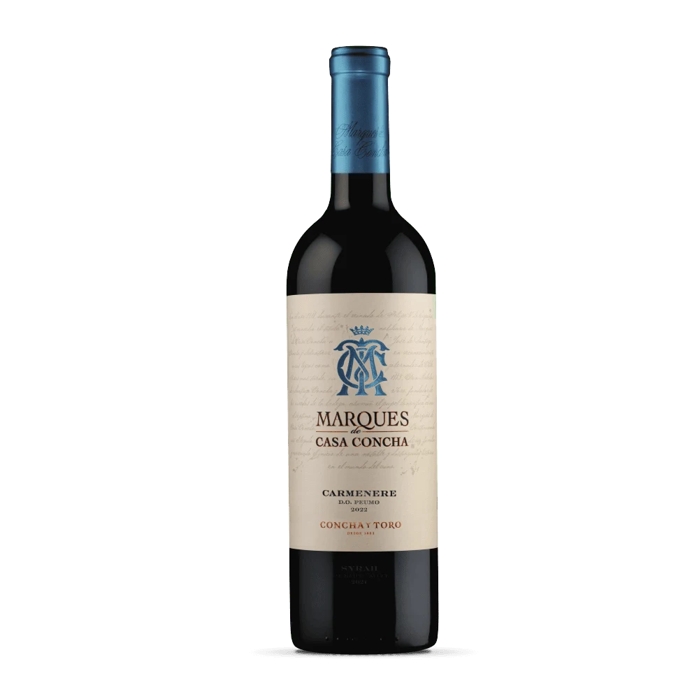 Botella de Marques Carmenere