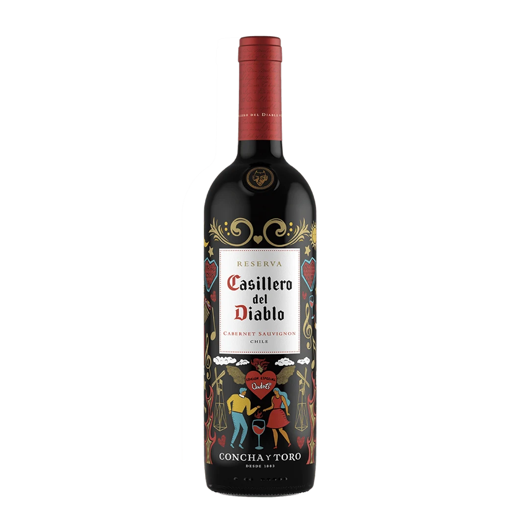 Botella de Casillero Cabernet Sauvignon Ed. Acr