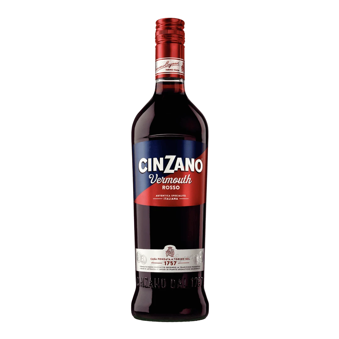 Botella de Cinzano Rosso