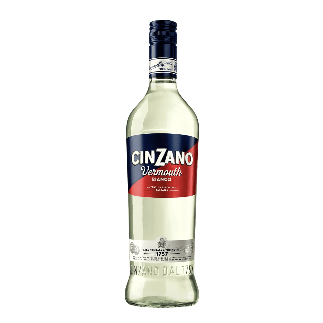 Botella de Cinzano Bianco
