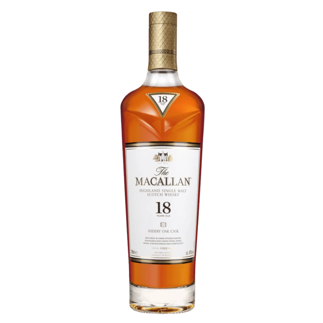 Botella de Macallan Sherry Oak 18