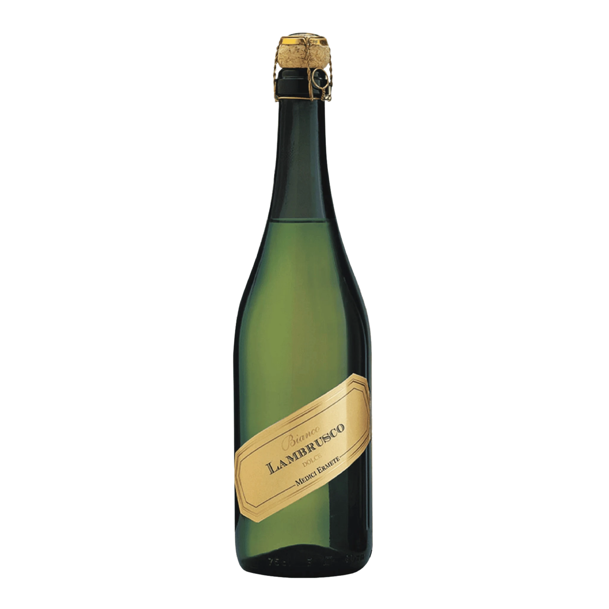 Botella de Lambrusco Medici Ermete Blanco