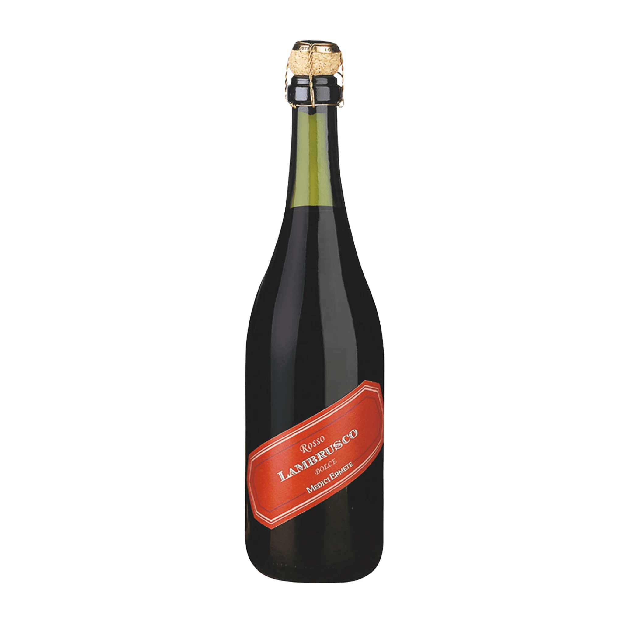 Botella de Lambrusco Medici Ermete Rojo