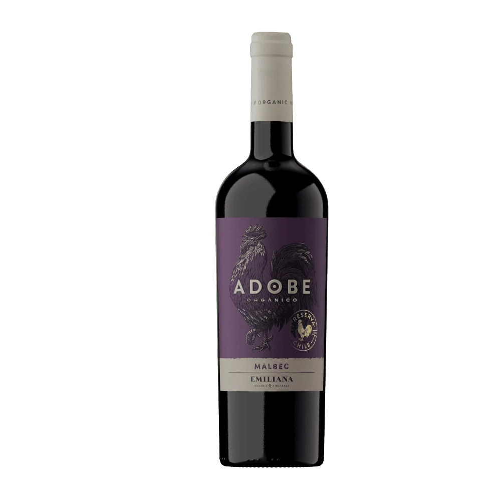 Botella de Adobe Malbec