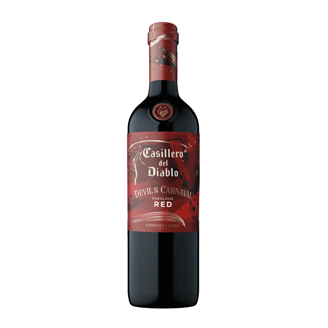 Botella de Casillero Carnaval Fabulous Red