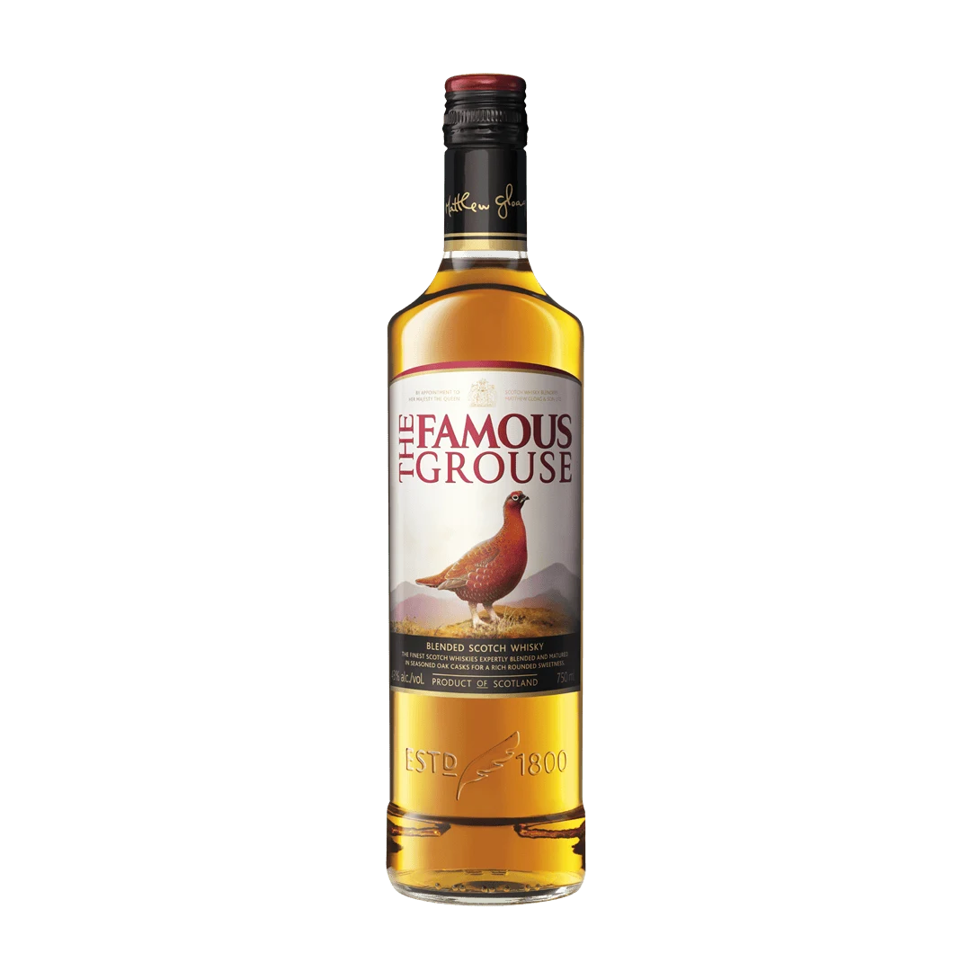 Botella de The Famous Grouse
