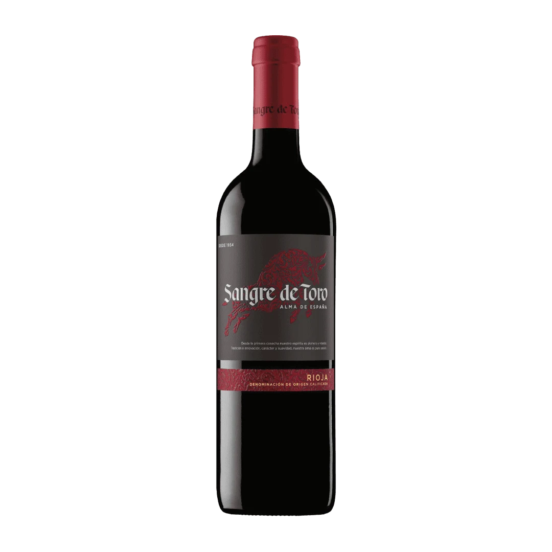 Botella de Torres Sangre de Toro Tempranillo Rioja