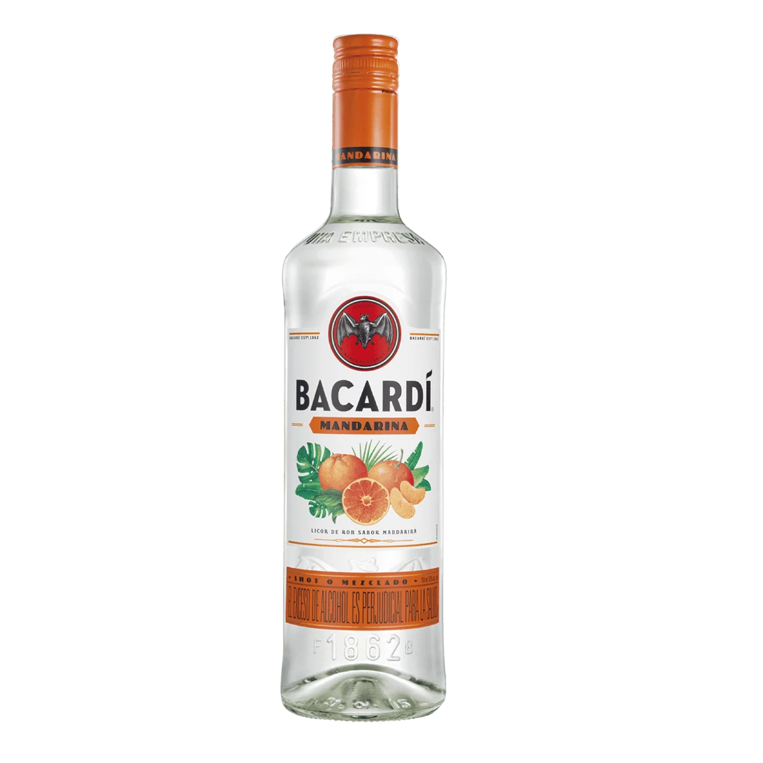 Botella de Bacardi Mandarina