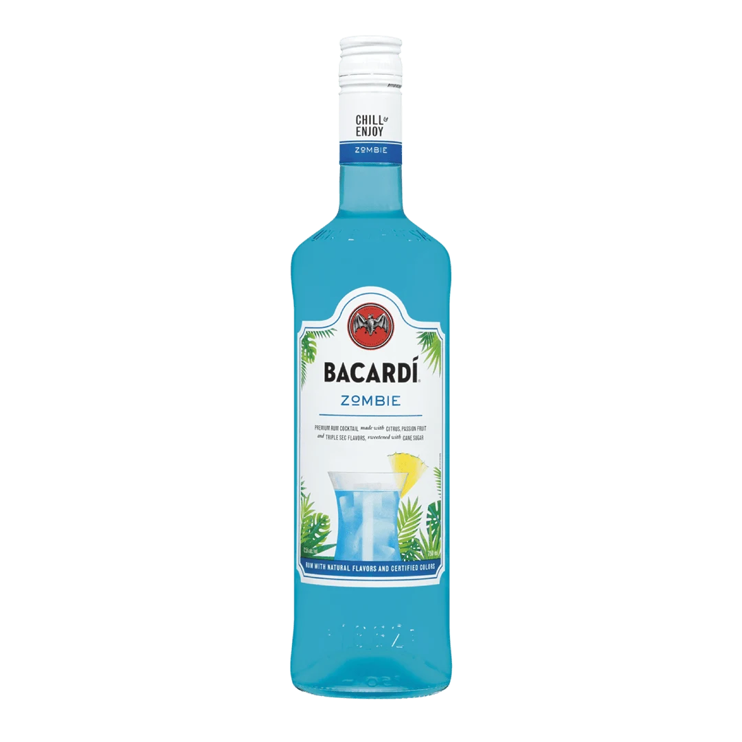 Botella de Bacardi Zoombie