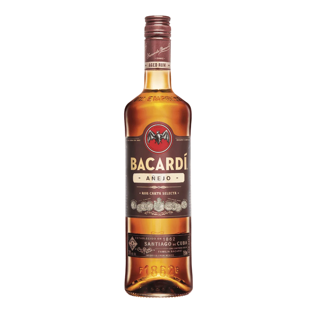 Botella de Bacardi Añejo