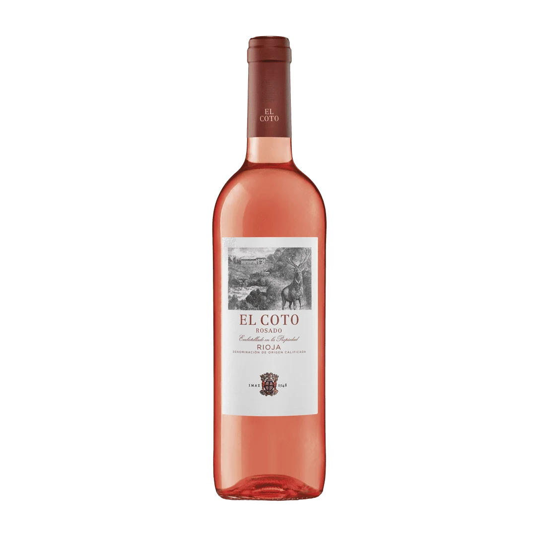 Botella de El Coto Rosado
