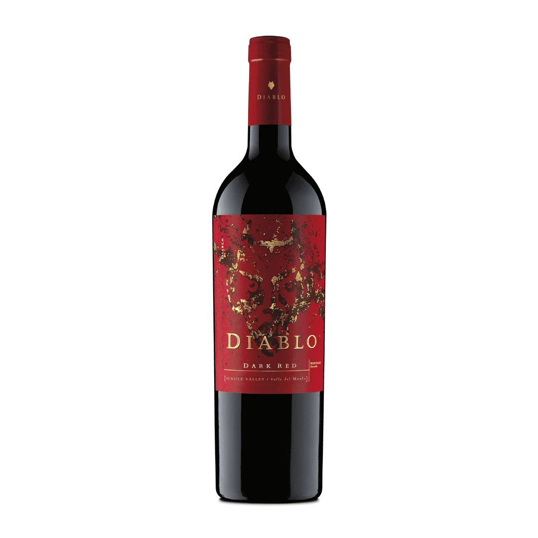 Botella de Diablo Dark Red Blend X 750 CC