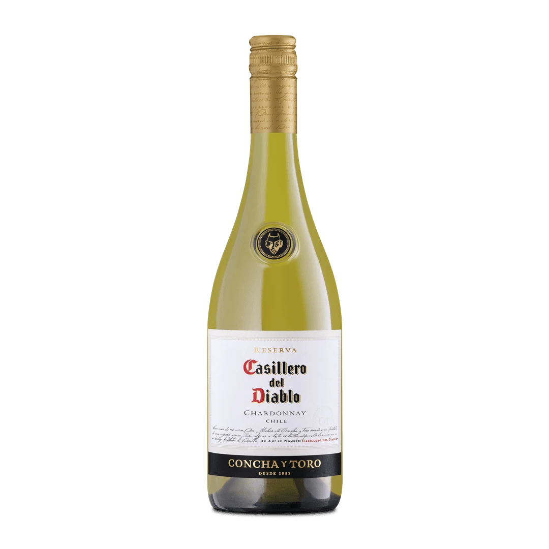 Botella de Casillero Chardonnay