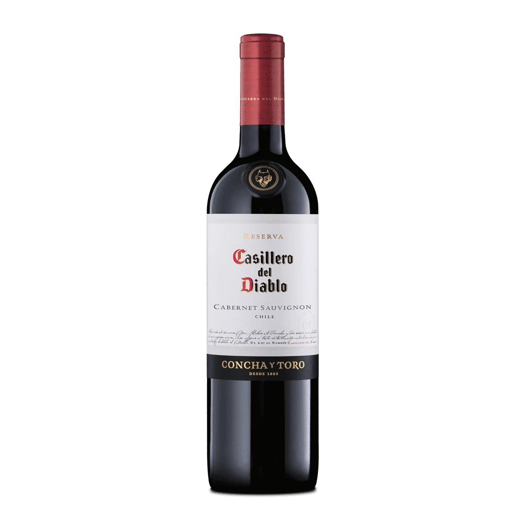 Botella de Casillero Cabernet Sauvignon