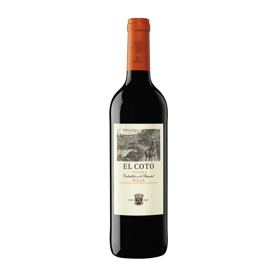 Botella de El Coto Crianza Tempranillo